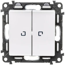 Legrand Valena dviejų klavišų jungiklis su piktogramomis