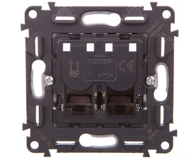 Legrand VALENA LIFE Lizdas kompiuteris dvigubas RJ45 kat.6a UTP (753045)