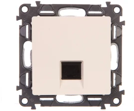 Legrand VĖLESNI VEIKSMAI Elektroninis lizdas 1xRJ45 kat. 5E UTP creamy (753240)
