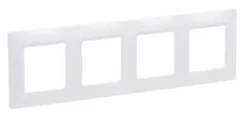 Legrand 762004 Niloe Selection Keturgubas Frame Balta 762004