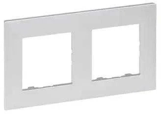 Legrand 863392 Niloe Step Ramka podwójna 2x aliuminio 863392