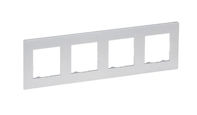 Legrand Niloe Step - ramka poczwórna 4x - spalvotas aliuminis 863394