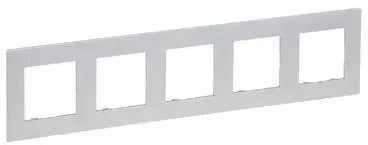 Legrand Niloe Step Five-Gang rėmas 5x aliuminio 863395