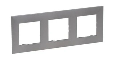 Legrand Niloe Step - ramka potrójna 3x- spalva plieno 863493