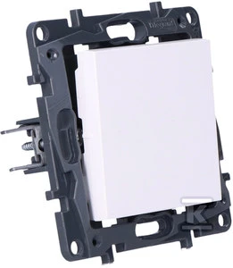Perjungiklis LEGRAND NILOE STEP, baltos spalvos
