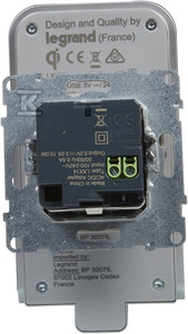 Legrand SUNO Įkroviklis indukcinė + USB Typ A balta 721134