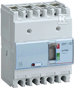 Legrand 4P 160A maitinimo jungiklis su liekamosios srovės moduliu DPX3-I 160+BL.R. (420197)