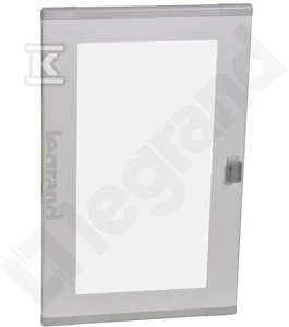 Legrand plokščios durys XL3 400 skirstomiesiems įrenginiams 900 mm skaidrios 020285