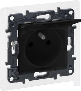 Legrand GN.1-KR.Z/U IP44 B/PR.Juodas NILOE STEP