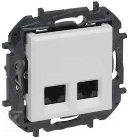 Legrand GN.2XRJ45 CAT.5E UTP Baltas NILOE STEP