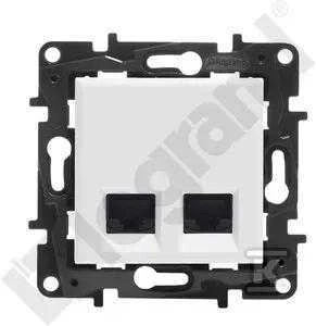 Legrand GN.2XRJ45 CAT.5E UTP Baltas NILOE STEP