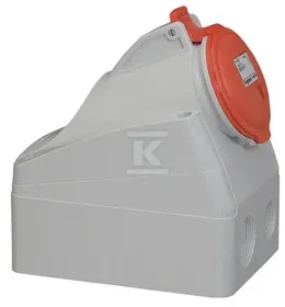 Legrand Fiksuotas lizdas 5P 32A 400V raudona IP44 P17 TEMPRA PRO (555259)