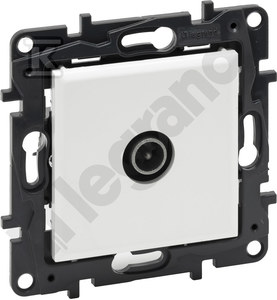 Antenos lizdas LEGRAND NILOE STEP, baltos spalvos