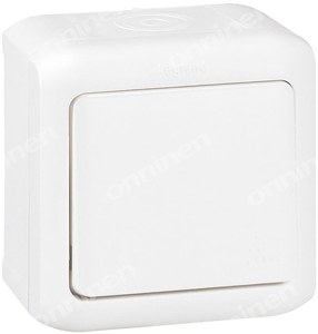 Legrand JUNGTIS 1 polių IP44 10AX FORIX Baltas