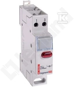 Legrand LED modulinė lempa raudona 110 / 400V L401 (412927)