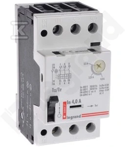 Legrand variklio apsaugos jungiklis 3P 1,5 kW 2,5-4A M250 1NO/1NC 4 606827