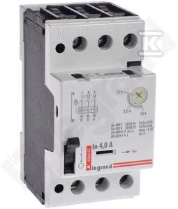 Legrand variklio apsaugos jungiklis 3P 1,5kW 2,5-4A M 250 4 606807