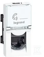 Legrand Single Socket Rj45 5E Mosaic baltas - 076552