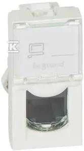 RJ45 lizdas Mosaic UTP 5E Legrand 076551 (baltas)