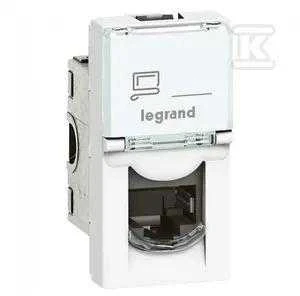 RJ45 lizdas Mosaic UTP 6 Legrand 076561 (baltas)