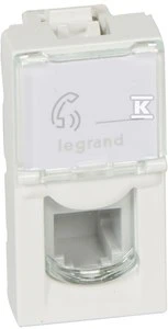 Legrand Lizdas telefoniczne RJ11 balta (078730)