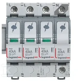 Legrand OGR.PRZEP .T2 40KA 3P+N ON300