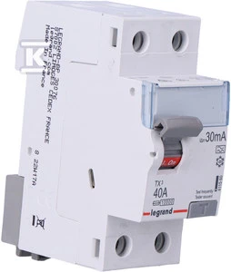 Legrand RCD 2P 40A 0.03A tipas A P302 - 411560