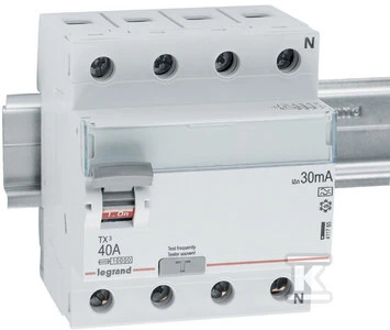 Legrand RCD 4P 40A 0.03A tipas A P304 - 411765
