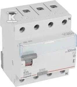 Legrand RCD 4P 63A 0.3A tipo AC P304 - 411729