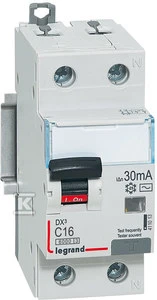 Legrand liekamasis grandinės pertraukiklis 2P 16A C 0,03A tipas AC P312 - 411013