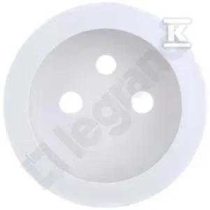 Legrand PLAK.GN.2P/2P+Z Baltas CELIANAS