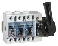 Legrand Vistop 3P 160A izoliacinė izoliacinė izoliacinė jungtis, priekinio disko raudona (022551)