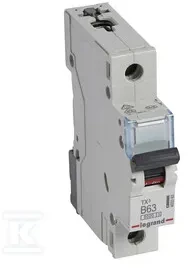 Legrand S301 B63 OFFNMP.6kA TX3