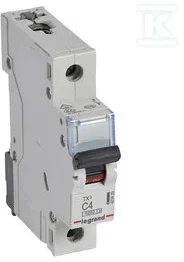 Legrand grandinės pertraukiklis S 301 1P C 4A 6000A - 403429