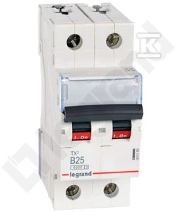 Legrand S302 B25 OFFNMP.6kA TX3