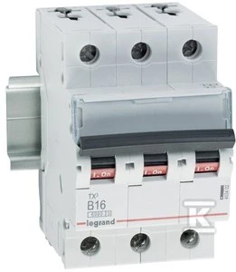 Legrand S303 B16 OFFNMP.6kA TX3