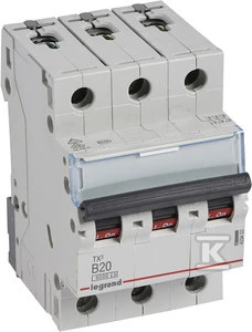 Legrand S303 B20 OFFNMP.6kA TX3