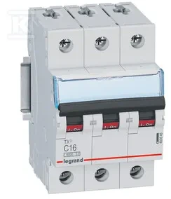 Legrand S303 C16 OFFNMP.6kA TX3