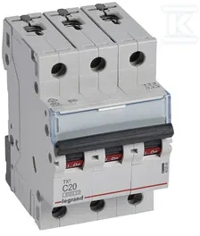 Legrand S303 C20 OFFNMP.6kA TX3