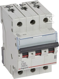 Legrand Jungiklis S303 C50 TX3 50A 6kA 403550