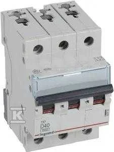 Legrand grandinės pertraukiklis S303 D40 TX3 40A 6kA 403759