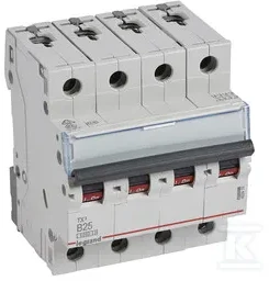 Legrand miniatiūrinis grandinės pertraukiklis S304 B25 TX3 25A 6kA 403419