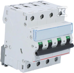 Legrand grandinės pertraukiklis S304 C25 TX3 25A 6kA 403564
