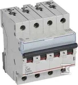 Legrand grandinės pertraukiklis S314 TX3 4P C 40A 404260