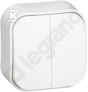 Legrand ŠVIESOS JUNGTIS N/T IP20 10AX FORIX Baltas