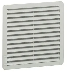 Legrand ventiliatorius su filtru, skirtas pramoninėms spintelėms, pilkas 230V 150x150mm (034850)