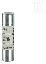Legrand Cilindrinis saugiklio įdėklas 10x38mm 4A gL 500V HPC (013304)