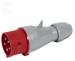 Legrand nešiojamasis kištukas 5P 32A 400V Raudon IP44 P17 TEMPRA PRO (555239)