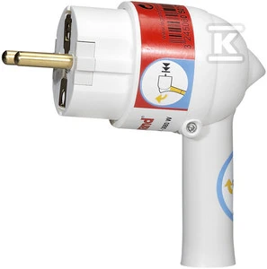 Legrand 2P+Z 16A baltas kištukas su svirtimi