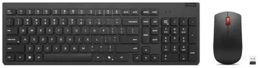 Lenovo Essential Belaidis rinkinys Klaviatūra ir pelė Gen2 | Klaviatūros ir pelės rinkinys | Wireless | su pele | US | Juodas
